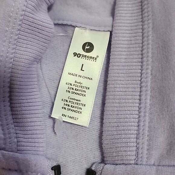 90 Degree By Reflex Hooded Zip Up Jacket NWT - Picture 4 of 5